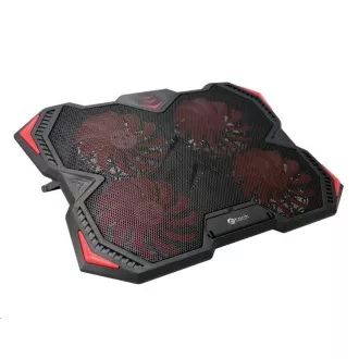 C-TECH rashladna podloga ispod NTB Zefyros (GCP-01R), casual gaming, 17, 3", crveno pozadinsko osvjetljenje, kontrola brzine