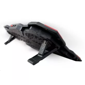 C-TECH rashladna podloga ispod NTB Zefyros (GCP-01R), casual gaming, 17, 3", crveno pozadinsko osvjetljenje, kontrola brzine
