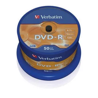 VERBATIM DVD-R (paket od 50) vreteno / Općenito maloprodaja / 16x / 4,7 GB