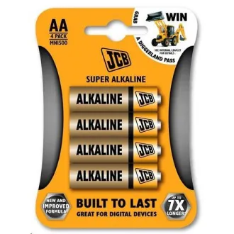 JCB SUPER alkalna baterija LR06, blister 4 kom