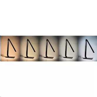 Solight LED stolna lampa s prigušivanjem, 12W, izbor temperature svjetla, USB, bijeli sjaj