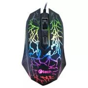 C-TECH gaming miš Tychon (GM-03P), casual gaming, gaming, 7 boja pozadinsko osvjetljenje, 3200DPI, USB