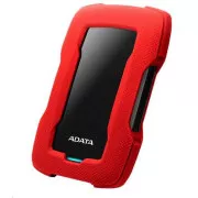 ADATA External HDD 1TB 2.5" USB 3.1 HD330, RED COLOR BOX, crvena (guma, otporna na udarce)