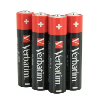 VERBATIM Alkalne baterije AAA, 4 pak. - Shrink, LR3