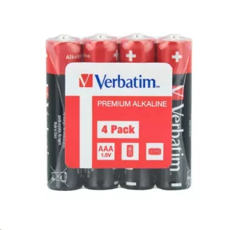VERBATIM Alkalne baterije AAA, 4 pak. - Shrink, LR3