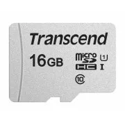 TRANSCEND MicroSDHC kartica 16GB 300S, UHS-I U1 + adapter
