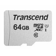 TRANSCEND MicroSDXC kartica 64GB 300S, UHS-I U1 + adapter
