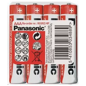 PANASONIC cink ugljične baterije Crveni cink R03RZ / 4P AAA 1.5V (skupljaju se 4kom)