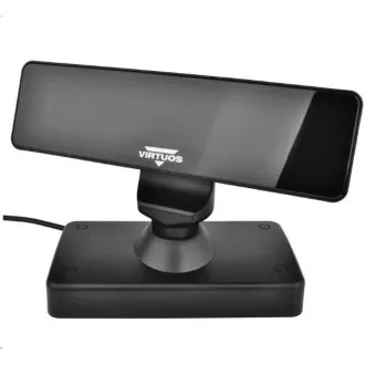 Virtuos VFD zaslon za kupce Virtuos FV-2030B 2x20 9mm, serijski, crni