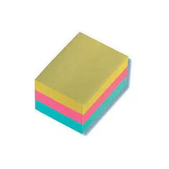 Samoljepljivi blok 51x38mm 3 pastelne boje 3x100 listova Concorde