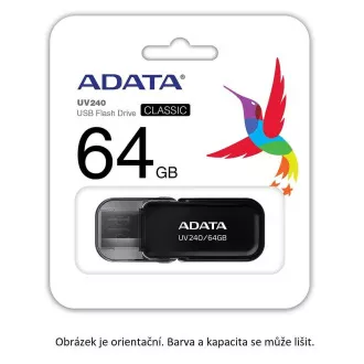 ADATA Flash Disk 32GB USB 2.0 Dash Drive UV240, crni
