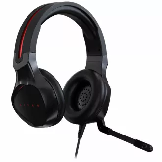 Acer NITRO GAMING HEADSET - 3, 5 mm jack konektor, 50 mm zvučnici, impedancija 21 Ohm, mikrofon, (Maloprodajno pakiranje)