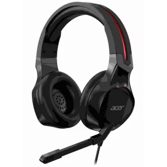 Acer NITRO GAMING HEADSET - 3, 5 mm jack konektor, 50 mm zvučnici, impedancija 21 Ohm, mikrofon, (Maloprodajno pakiranje)