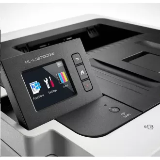 BROTHER LED pisač u boji HL-L3270CDW - A4, 24ppm, 2400x600, 256MB, USB 2.0, WiFi, LAN, 250 listova, disp6, 8cm touch DUPLEX