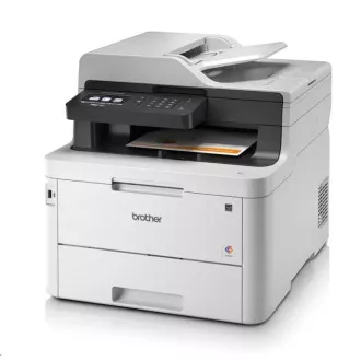 BROTHER višenamjenski LED u boji MFC-L3730CDN - A4, 18 stranica u minuti, 512MB, 600x600 kopija, USB2.0, 250 listova, ADF50, LAN, zaslon, DUPLEX