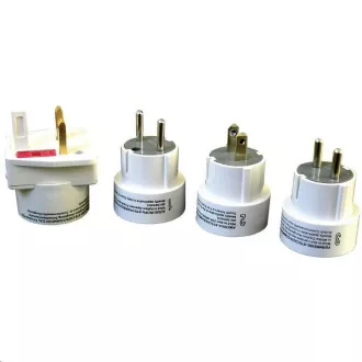 Putni adapter Solight, sklopivi, bijeli