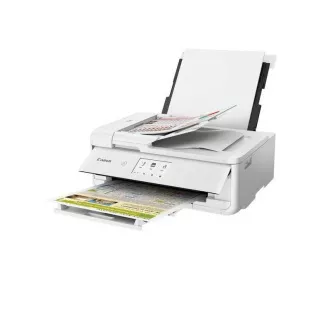 Canon PIXMA pisač TS9551C bijeli - boja, MF (ispis, kopiranje, skeniranje, oblak), duplex, USB, LAN, Wi-Fi, Bluetooth