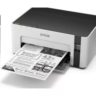 EPSON EcoTank Mono M1120 tintni pisač, A4, 720x1440, 32 str./min, USB, 5 godina jamstva nakon besplatne registracije EPSON EcoTank Mono M1120 tintni pisač, A4, 720x1440, 32 str./min, USB, 5 godina jamstva nakon besplatne registracije