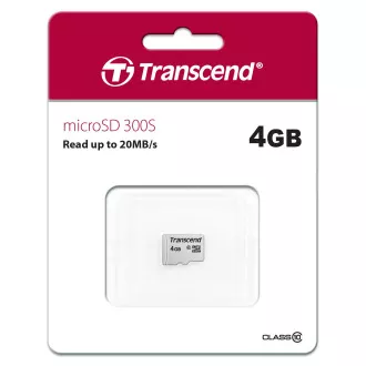 TRANSCEND MicroSDHC kartica 4GB 300S, klasa 10, bez adaptera
