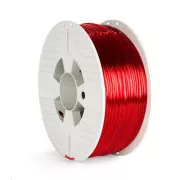 VERBATIM 3D pisač filament PET-G 2,85 mm, 123 m, 1 kg crveni prozirni