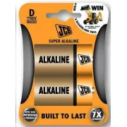 JCB SUPER alkalna baterija LR20, blister 2 kom