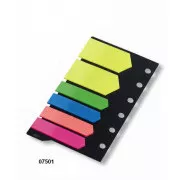 Oznake samoljepljive PP strelice 12x44mm i 46x25mm 5 neonskih boja 6x20 listova Concorde