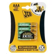 JCB RTU NiMH AAA / R03, 900mAh, napunjen, blister 4 kom