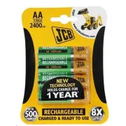 JCB RTU NiMH AA / R06, min.2400mAh, napunjen, blister 4 kom