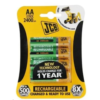 JCB RTU NiMH AA / R06, min.2400mAh, napunjen, blister 4 kom