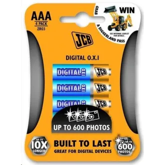 JCB OXI DIGITAL alkalna baterija LR03, blister 4 kom