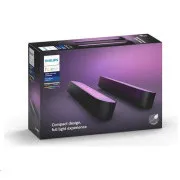 PHILIPS PLAY COL Hue Bijela i boja ambijent, dvije vodilice + adapter, crna