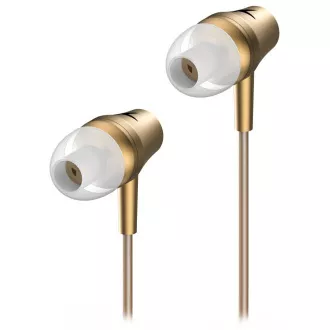 GENIUS slušalice s mikrofonom HS-M360, zlatne