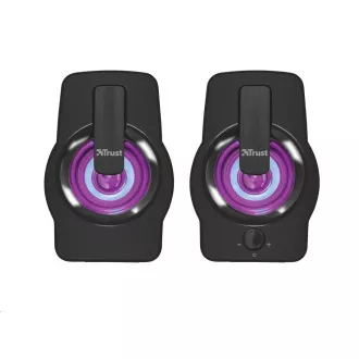 TRUST Gemi RGB 2.0 set zvučnika - crni