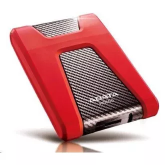 ADATA vanjski HDD 1TB USB 3.1 DashDrive Durable HD650, crveni (guma, otporan na udarce)