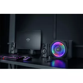 TRUST Zvučnici GXT 629 Tytan RGB Illuminated 2.1 Set zvučnika TRUST Zvučnici GXT 629 Tytan RGB Illuminated 2.1 Set zvučnika