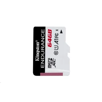 Kingston 64GB microSD XC High Endurance, 95R Class 10 UHS-I U1