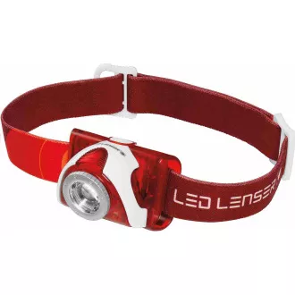 LEDLENSER SEO 5 čeona lampa RED - kut