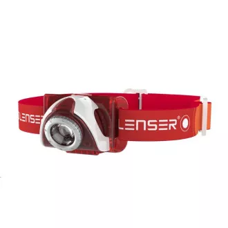 LEDLENSER SEO 5 čeona lampa RED - kut