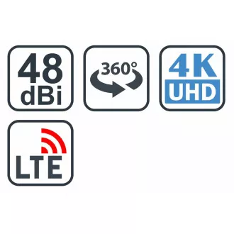 EVOLVEO Jade 1, aktivna vanjska antena FM/DAB+/DVB-T2, LTE filter, 4G, 5G