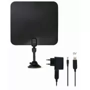 EVOLVEO Xany 2C LTE 230/5V, aktivna sobna antena FM/DAB+/DVB-T/T2, LTE filter
