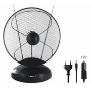 EVOLVEO Xany 4, 230/12V, aktivna sobna antena FM/DAB+/DVB-T2, LTE filter, 4G, 5G