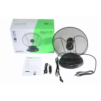 EVOLVEO Xany 4, 230/12V, aktivna sobna antena FM/DAB+/DVB-T2, LTE filter, 4G, 5G