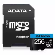 ADATA MicroSDHC kartica 256GB UHS-I Class 10, Premier + adapter