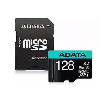 ADATA MicroSDXC kartica 128 GB Premier Pro UHS-I V30S (P: 100 / W: 80 MB / s) + SD adapter