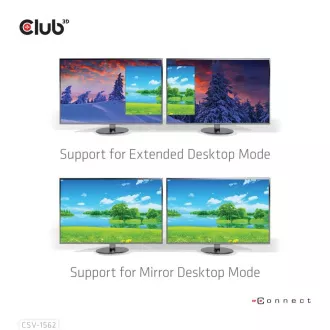 Club3D USB-C priključna stanica 13u1, 2xDP, 3xHDMI, 1xUSB-C, 5xUSB, 1xRJ45, 1x3,5 mm, crna