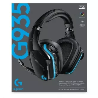 Logitech G935 slušalice za igranje, bežične 7.1, slušalice za igre LIGHTSYNC - EMEA