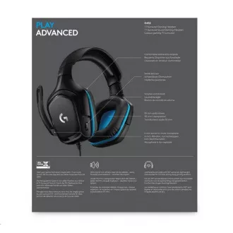 Logitech G432 7.1 žičane gaming slušalice