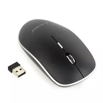 GEMBIRD miš MUSW-4B-01, crni, bežični, USB nano prijemnik GEMBIRD miš MUSW-4B-01, crni, bežični, USB nano prijemnik
