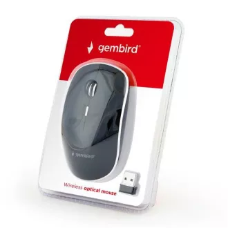 GEMBIRD miš MUSW-4B-01, crni, bežični, USB nano prijemnik GEMBIRD miš MUSW-4B-01, crni, bežični, USB nano prijemnik