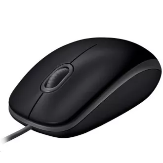 Logitech miš B110 Silent, crni
